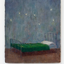 The Stars at Night' oil on gesso panel 30 x 24 cm 2021 