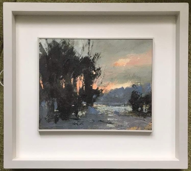 Lot 38  Jill Eisele		Early Morning, Madron	oil painting	18'x16